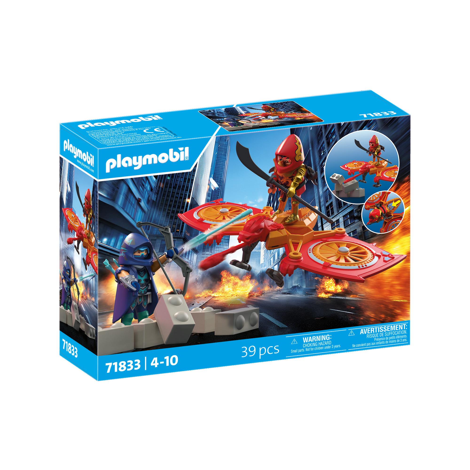 Playmobil  71833 Helden-Drohne gegen bösen Ninja 