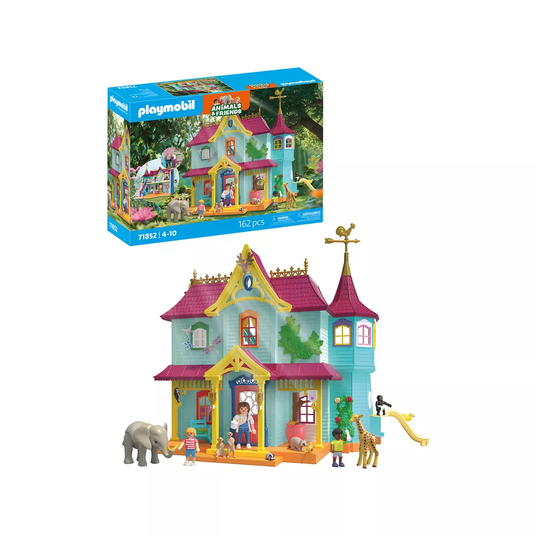 Playmobil - 71852 Kunterbunte Tiervilla, Multicolor