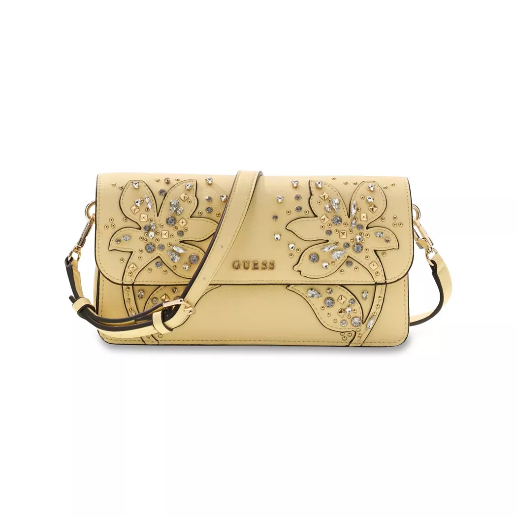 Guess - Schultertasche, für Damen, Gelb, Größe ONESIZE