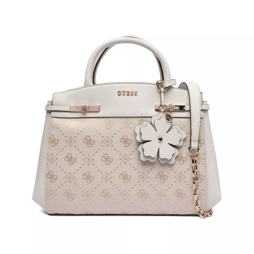 Guess - Schultertasche, für Damen, Ecru, Größe ONESIZE
