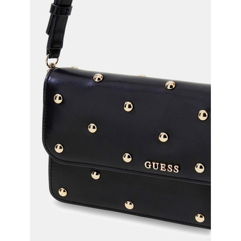 GUESS Sadie Schultertasche mit Nieten  