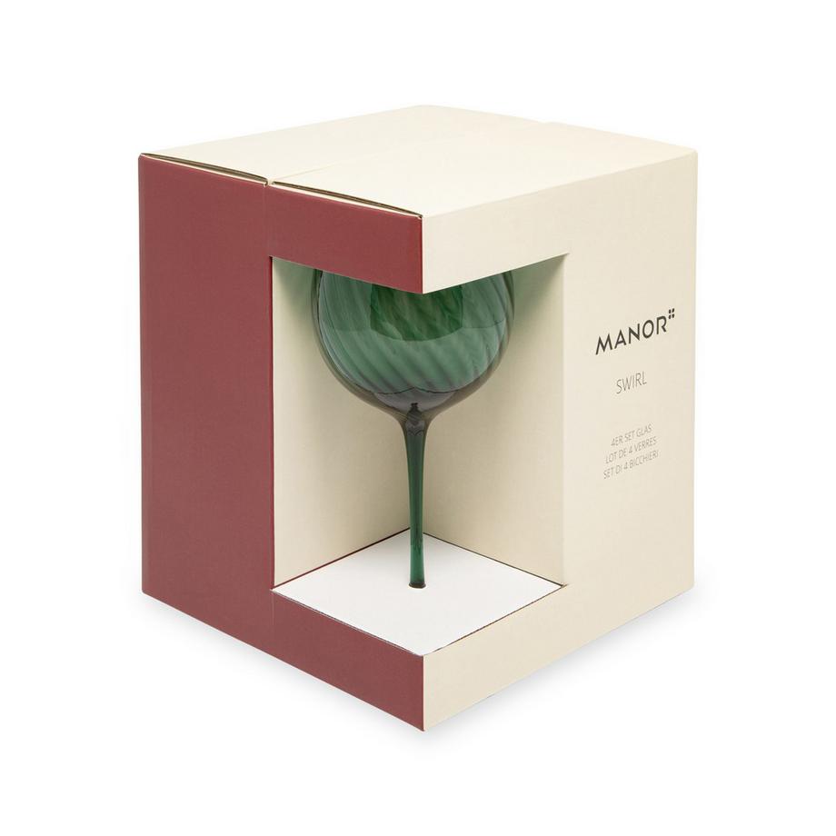 Manor Bicchiere da cocktail, 4 pezzi Swirl 