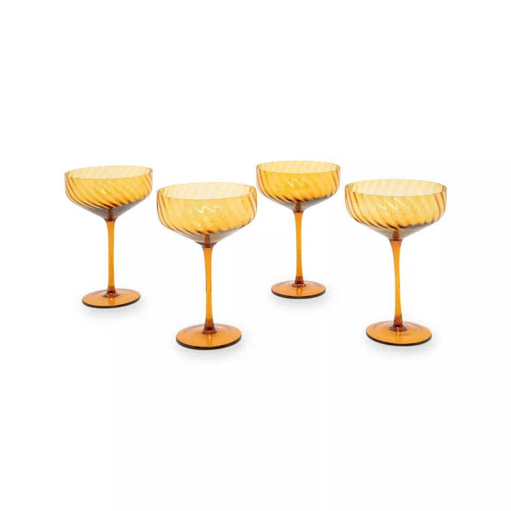 Manor - Coupeschale, 4Stk, 300 ml, Gelb