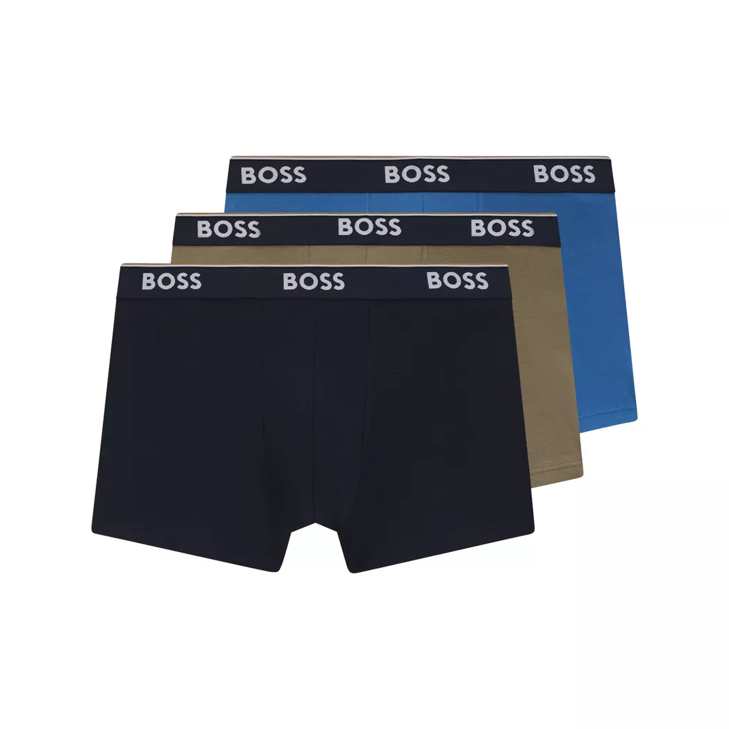 Boss Boxers Power Desig Trunk 10276514 3 Unités Open Brown XL Homme 2