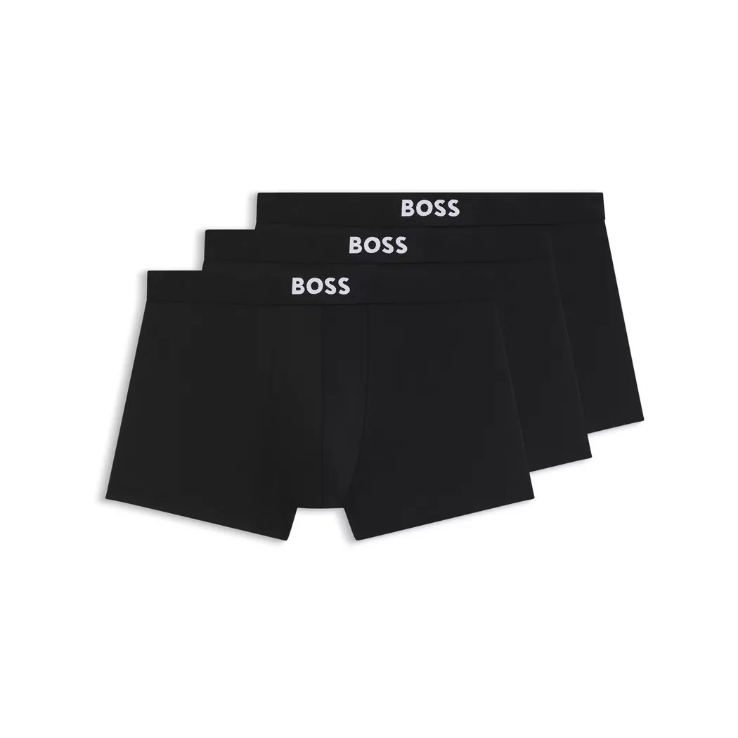 Boss Boxers Power Trunk 10276514 3 Unités Black S Homme