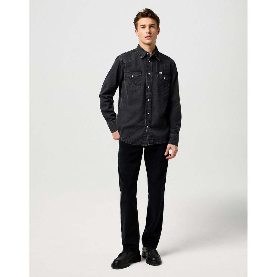 Wrangler Greensboro Pantalon en Velours Côtelé Regular Fit  