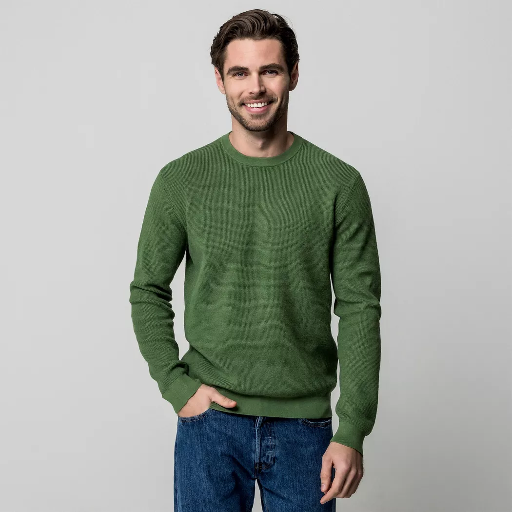 Manor Man - Strickpullover, für Herren, Grün Größe M