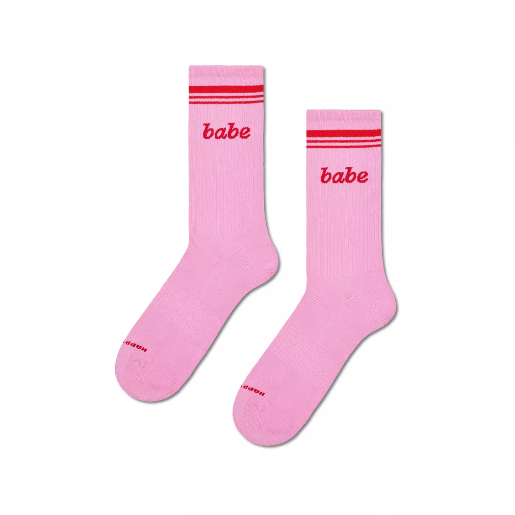Happy Socks - Wadenlange Socken, für Damen, Pink, Größe 36-40