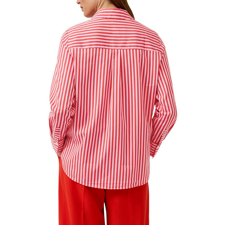 S. Oliver Black Label Camicetta a Righe Maniche Lunghe  