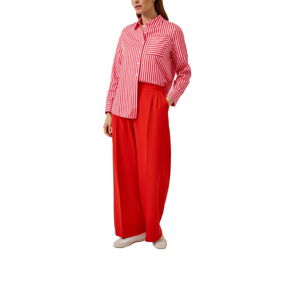 S. Oliver Black Label Camicetta a Righe Maniche Lunghe  