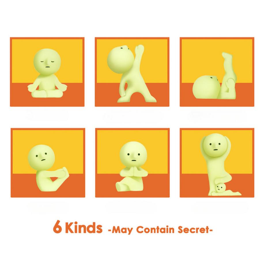 Smiski  Yoga Series Figure, Pack surprise 