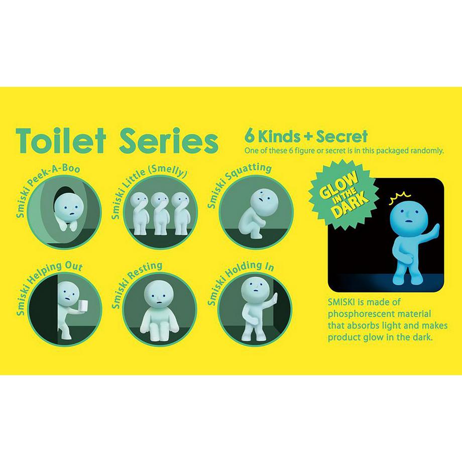 Smiski  Toilet Series Figure, Pack surprise 
