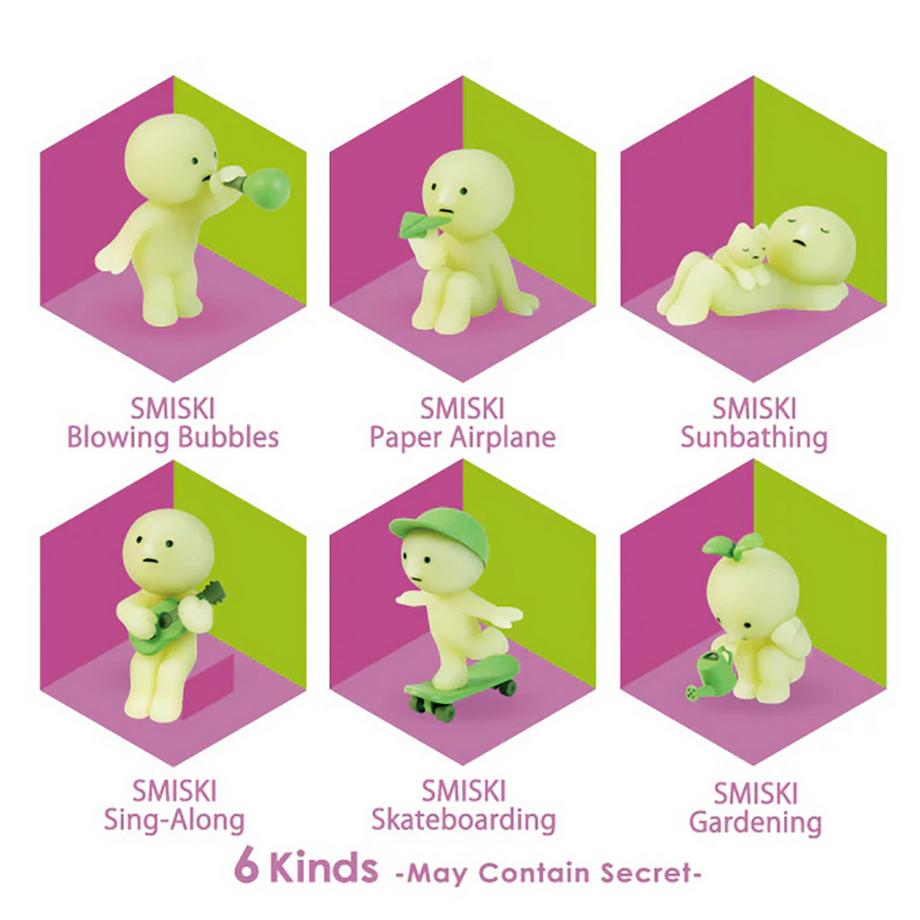 Smiski  Sunday Series Figure, Pack surprise 