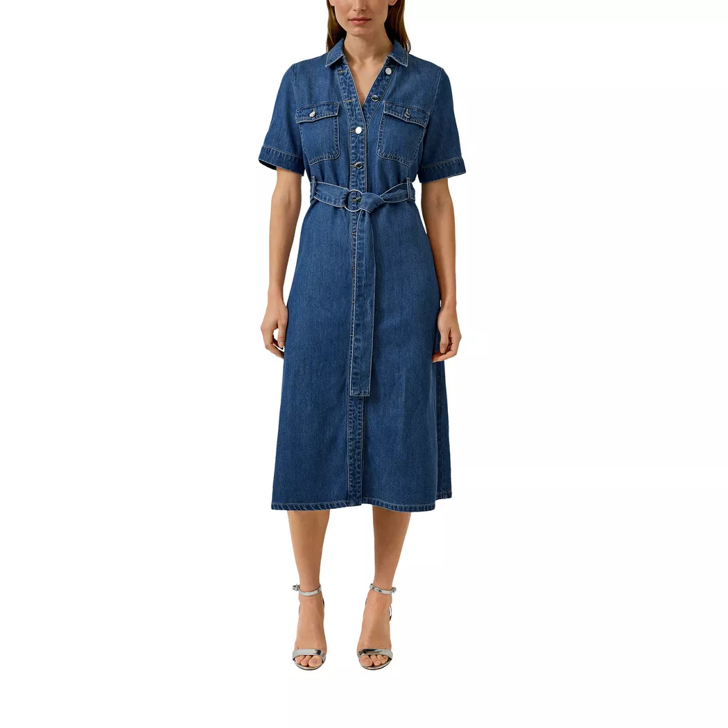 S. Oliver Black Label - Kleid, für Damen, Blau, Größe 34/32