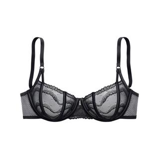 LASCANA Soutien-gorge à armatures avec dentelle et maille  