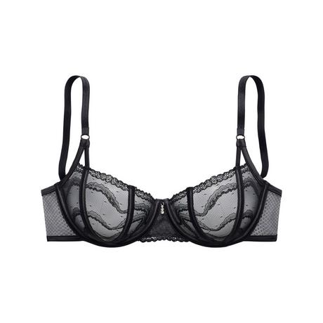 LASCANA Soutien-gorge à armatures avec dentelle et maille  