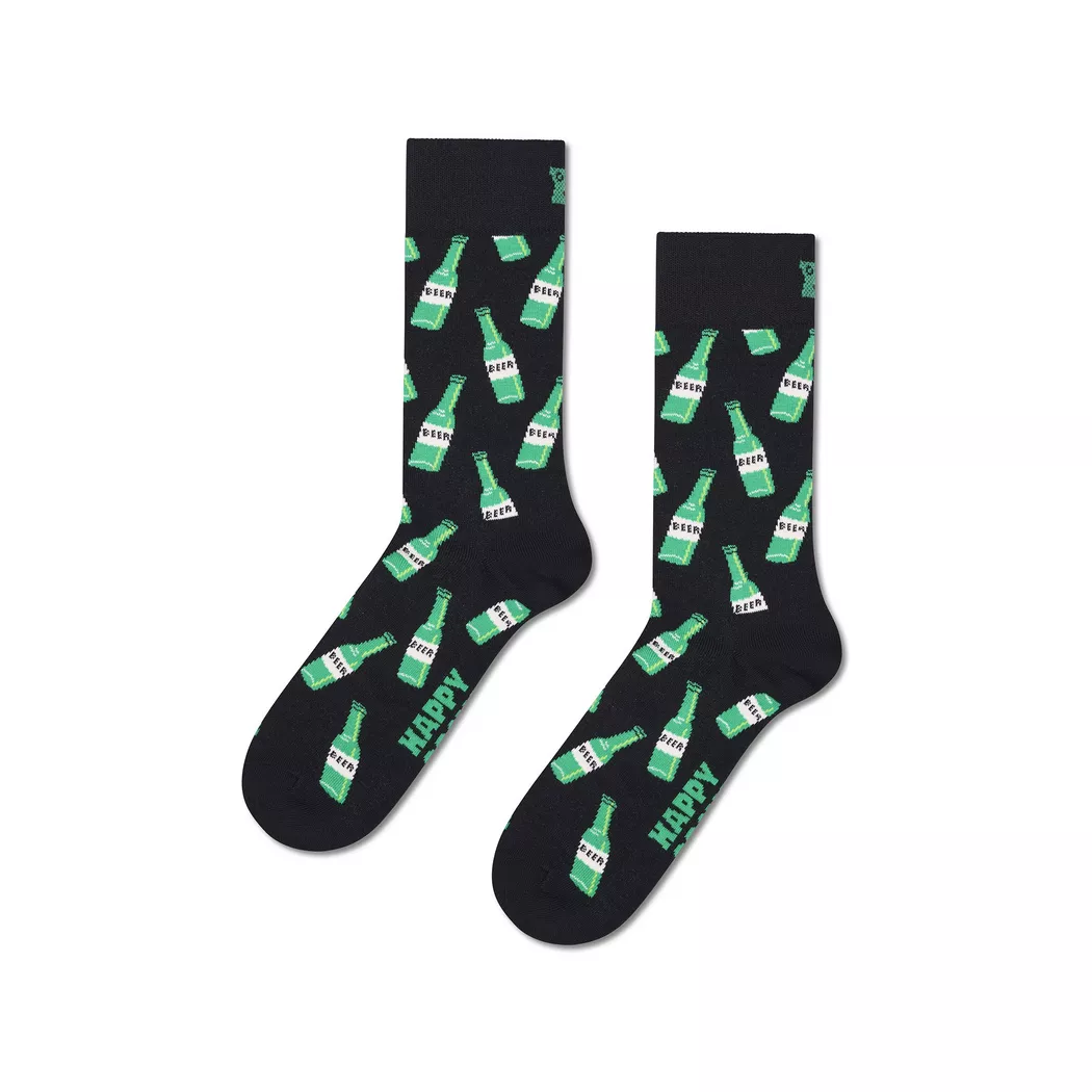 Happy Socks Beer Sock Chaussettes Montantes Noir 41/46 6