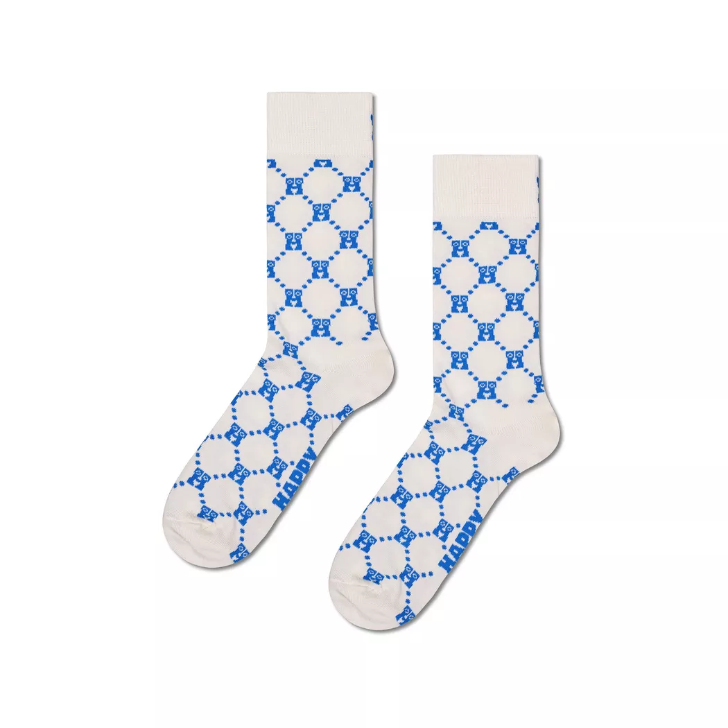Happy Socks - Wadenlange Socken, für Herren, Weiss, Größe 36-40