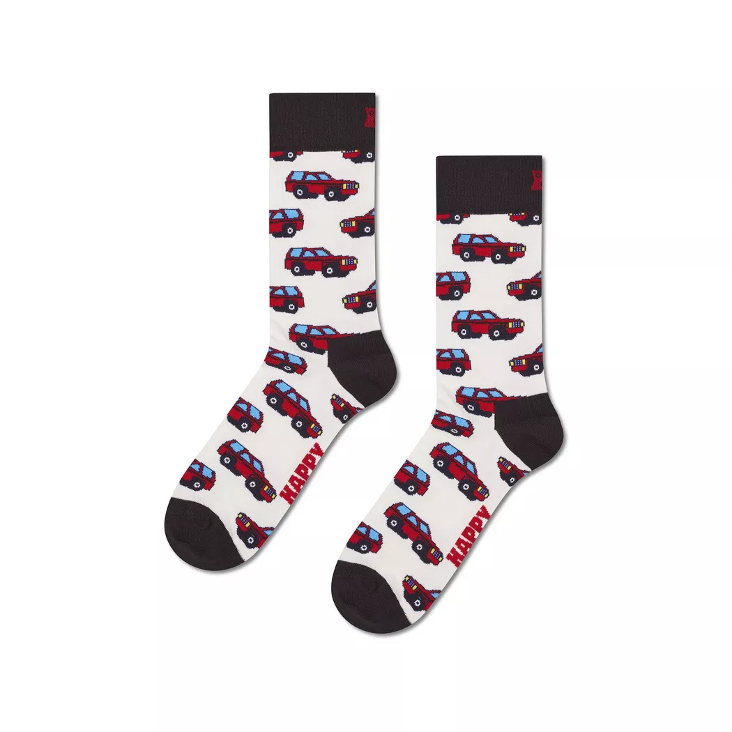 Happy Socks - Wadenlange Socken, für Herren, Weiss, Größe 41/46 3