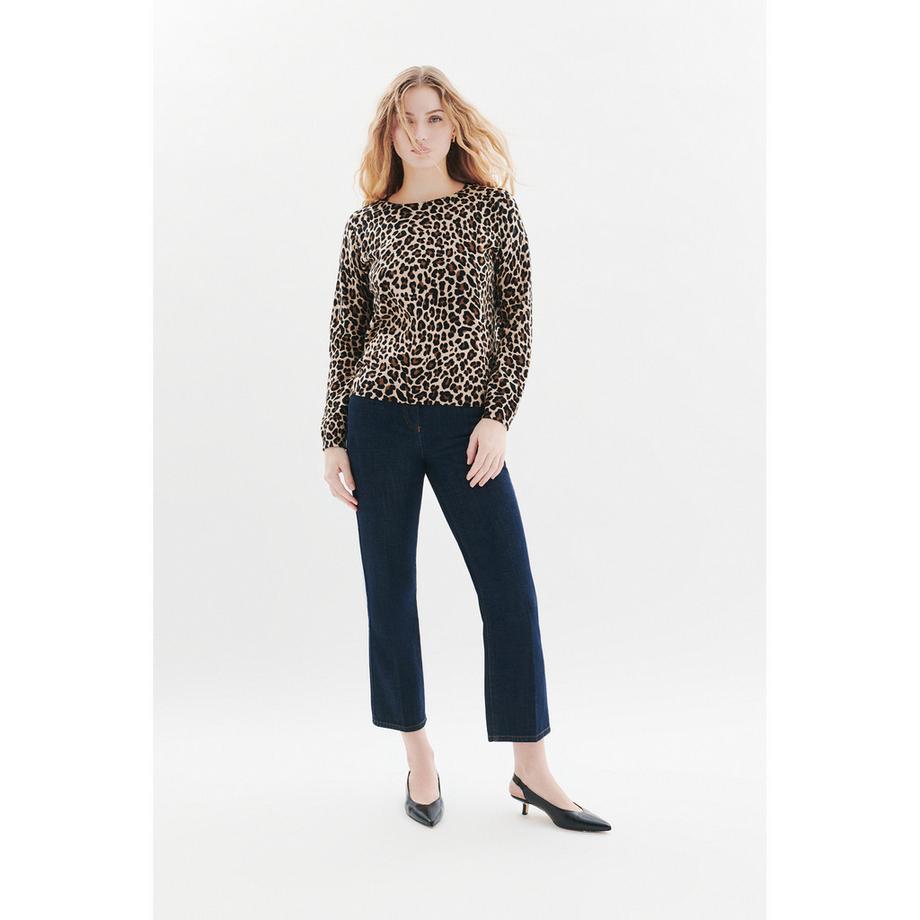 Caroll Pullover Imprimé Léopard  