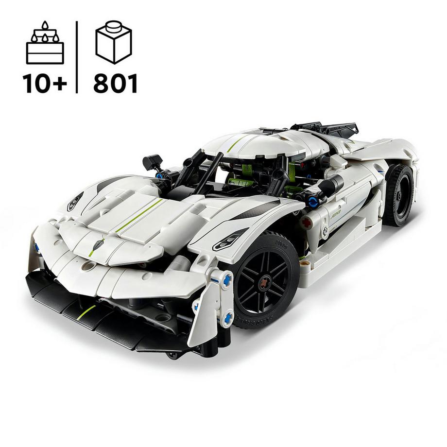 LEGO®  42184 Koenigsegg Jesko Absolut Supersportwagen in Weiss 