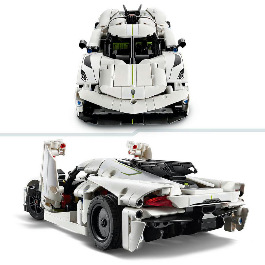 LEGO®  42184 Koenigsegg Jesko Absolut Supersportwagen in Weiss 