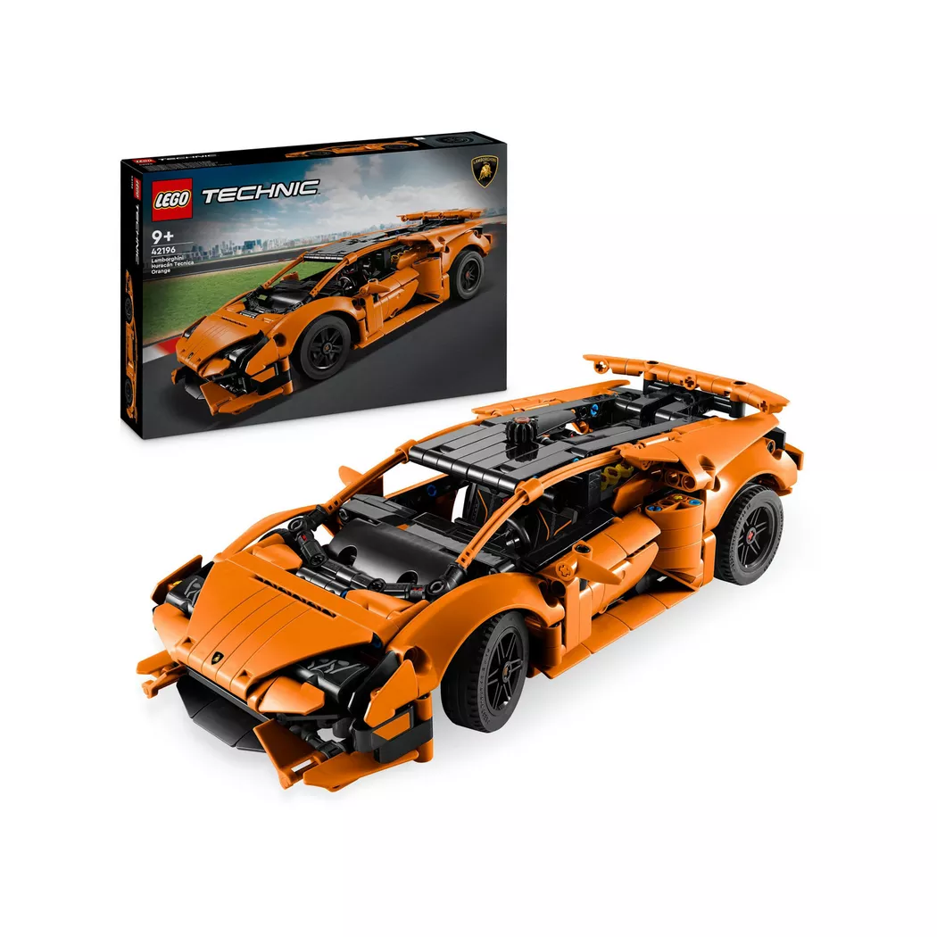 Lego 42196 Lamborghini Huracán Tecnica Building Set Orange