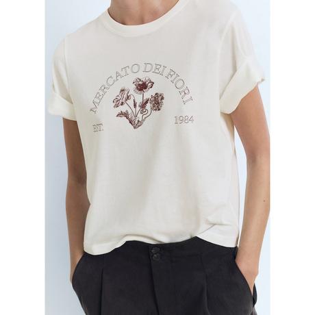 MANGO Mercato-W T-shirt con stampa floreale  