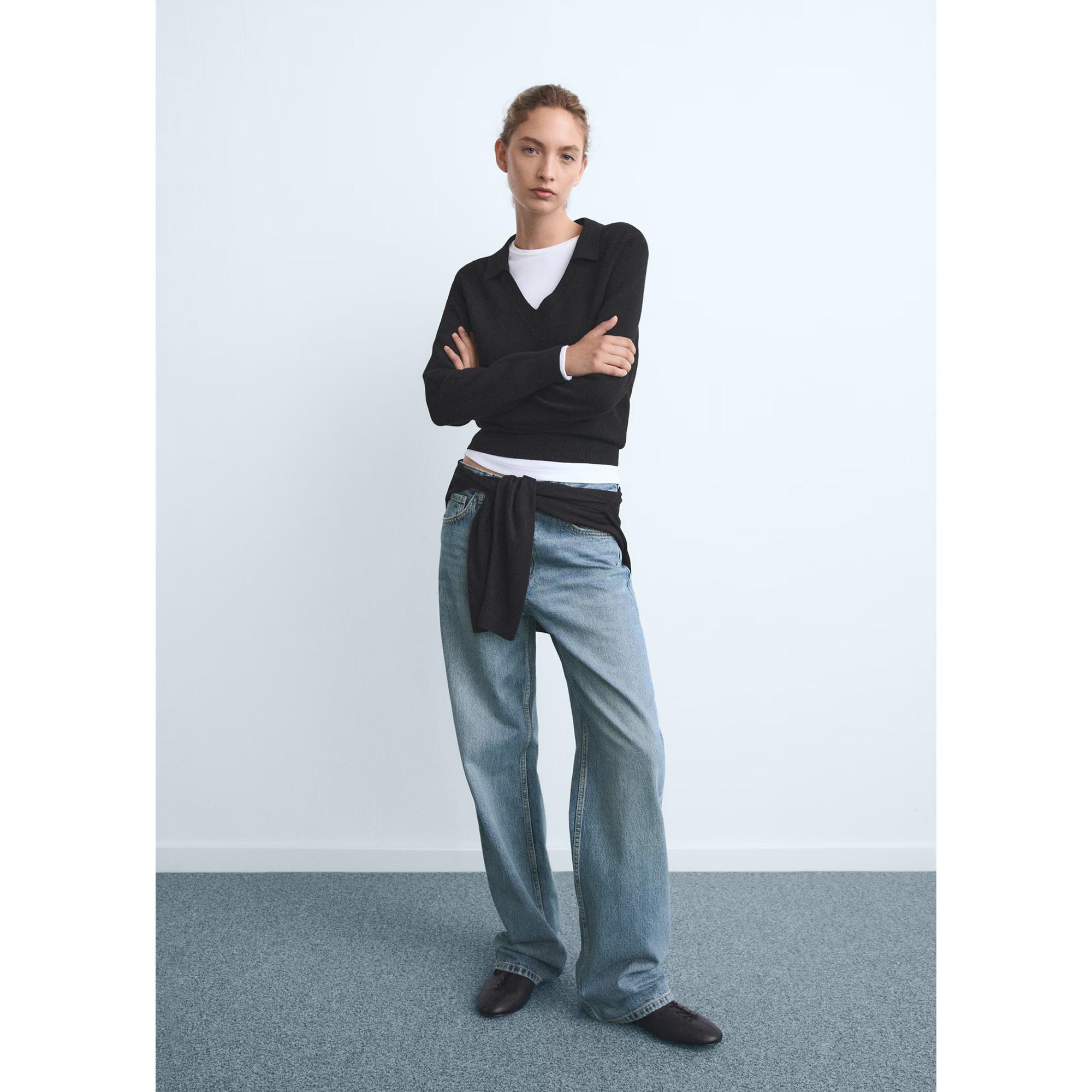 MANGO Miami Straight Leg Jeans  