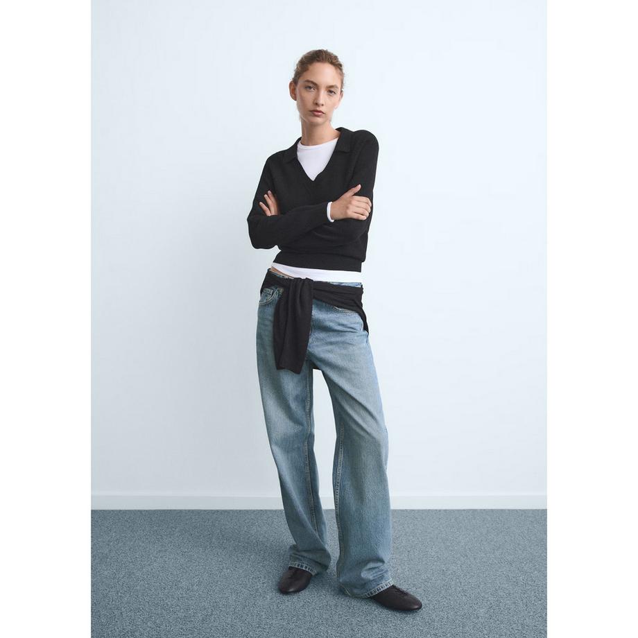 MANGO Miami Straight Leg Jeans  