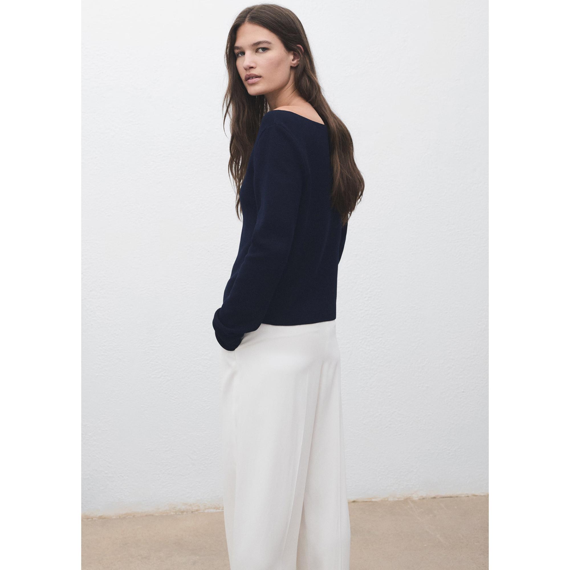 MANGO Soho Pull Encolure Bateau  
