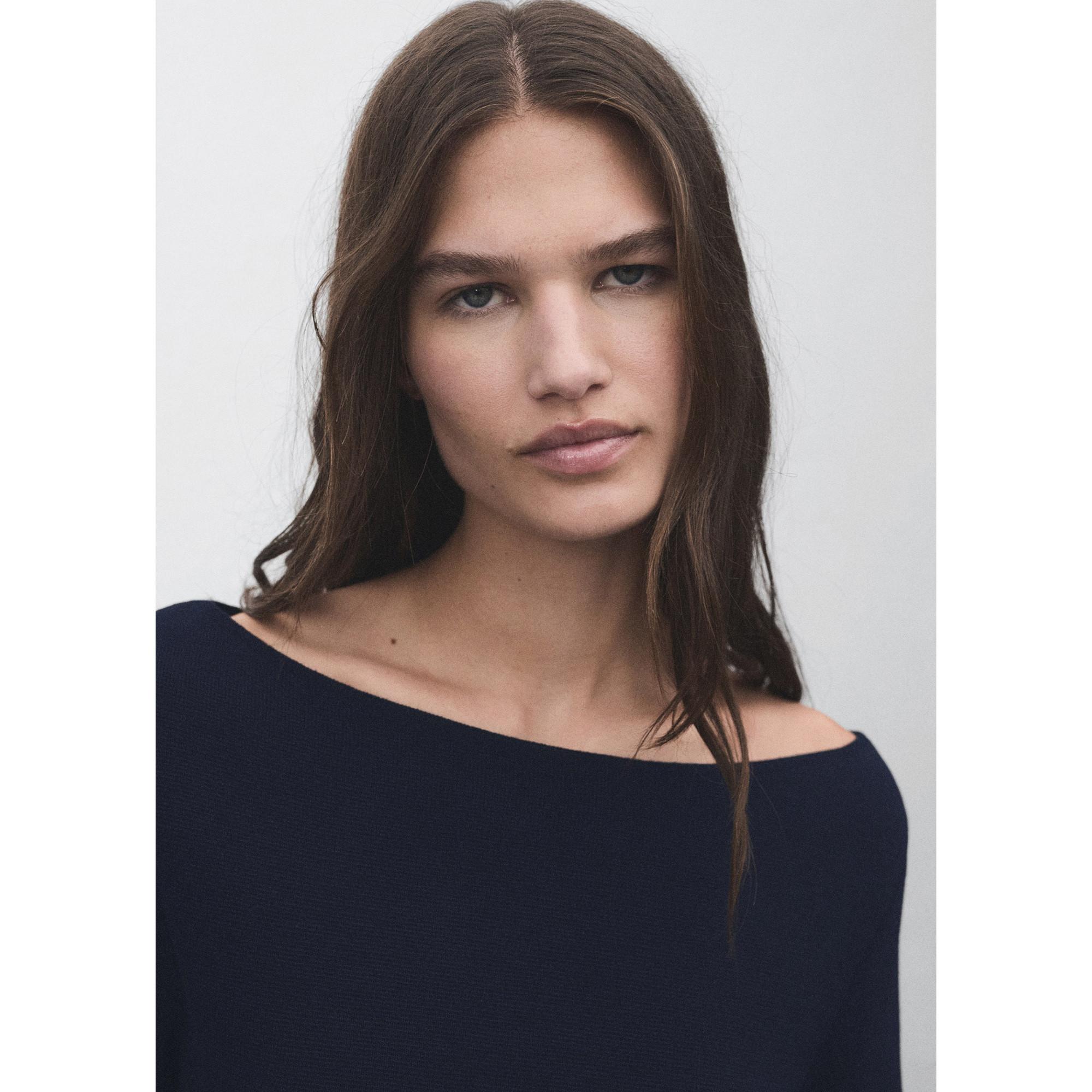 MANGO Soho Pull Encolure Bateau  