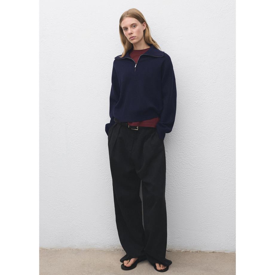 MANGO LATAS Half Zip Pullover  