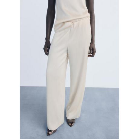 MANGO PLIS Plissierte Weite Hose  
