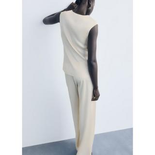 MANGO PLIS Plissierte Weite Hose  