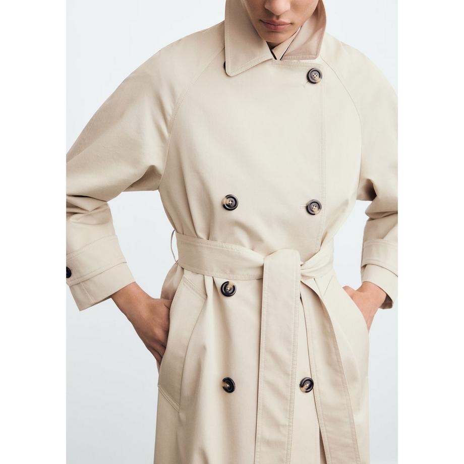 MANGO Angela Trench Oversize  