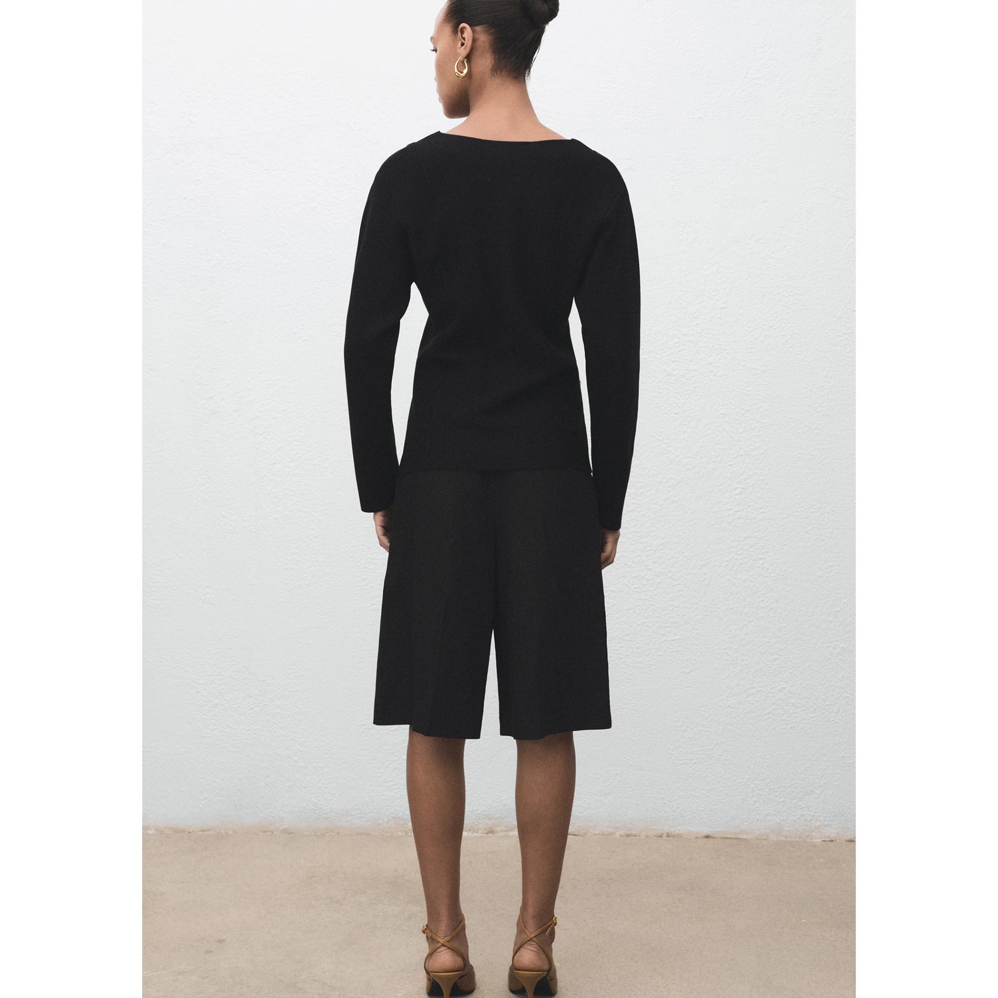 MANGO DALI Feinstrick V-Ausschnitt Cardigan  