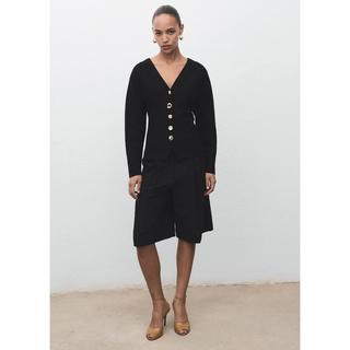 MANGO DALI Feinstrick V-Ausschnitt Cardigan  