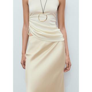 MANGO MIA Satin Midirock  