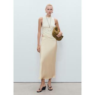 MANGO MIA Satin Midirock  