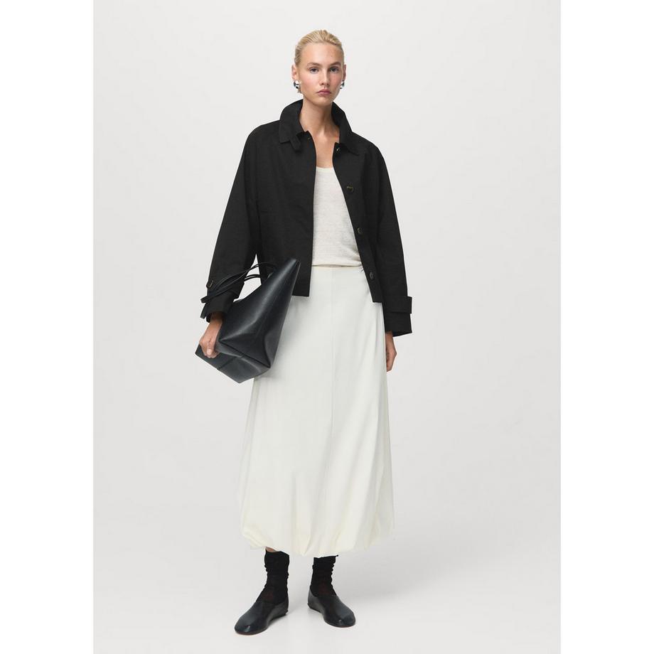 MANGO Newlipa Trench Corto Oversize  