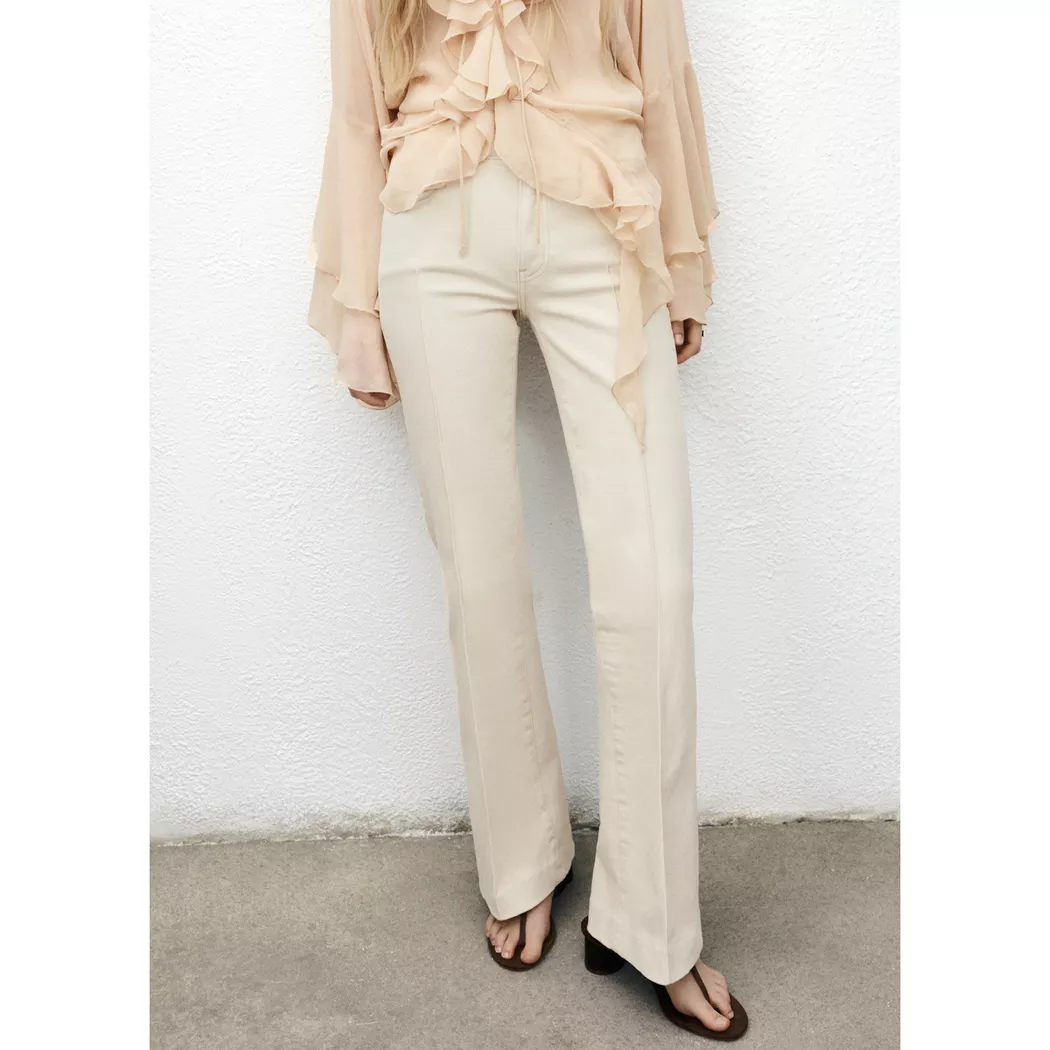 Mango - Jeans, für Damen, Café, Größe 44