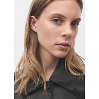 MANGO Sabina Kurze Leder-Look Jacke  