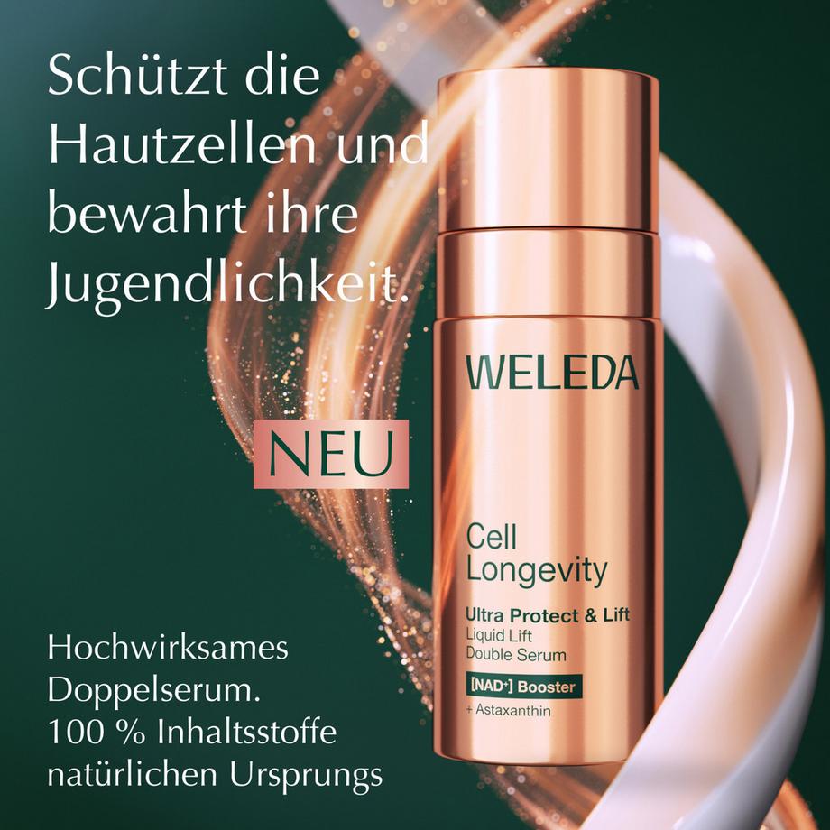 Weleda Cell Longevity  Ultra Protect & Lift Liquid Lift Double Sérum Liftant  