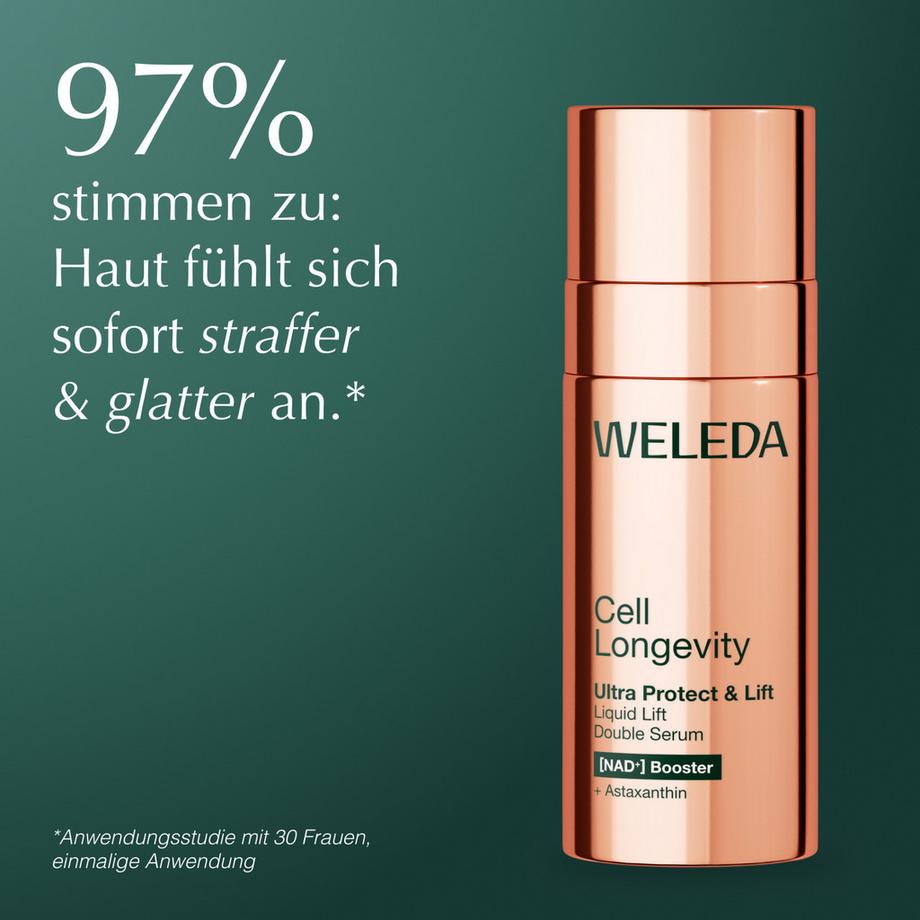 Weleda Cell Longevity  Ultra Protect & Lift Liquid Lift Double Sérum Liftant  