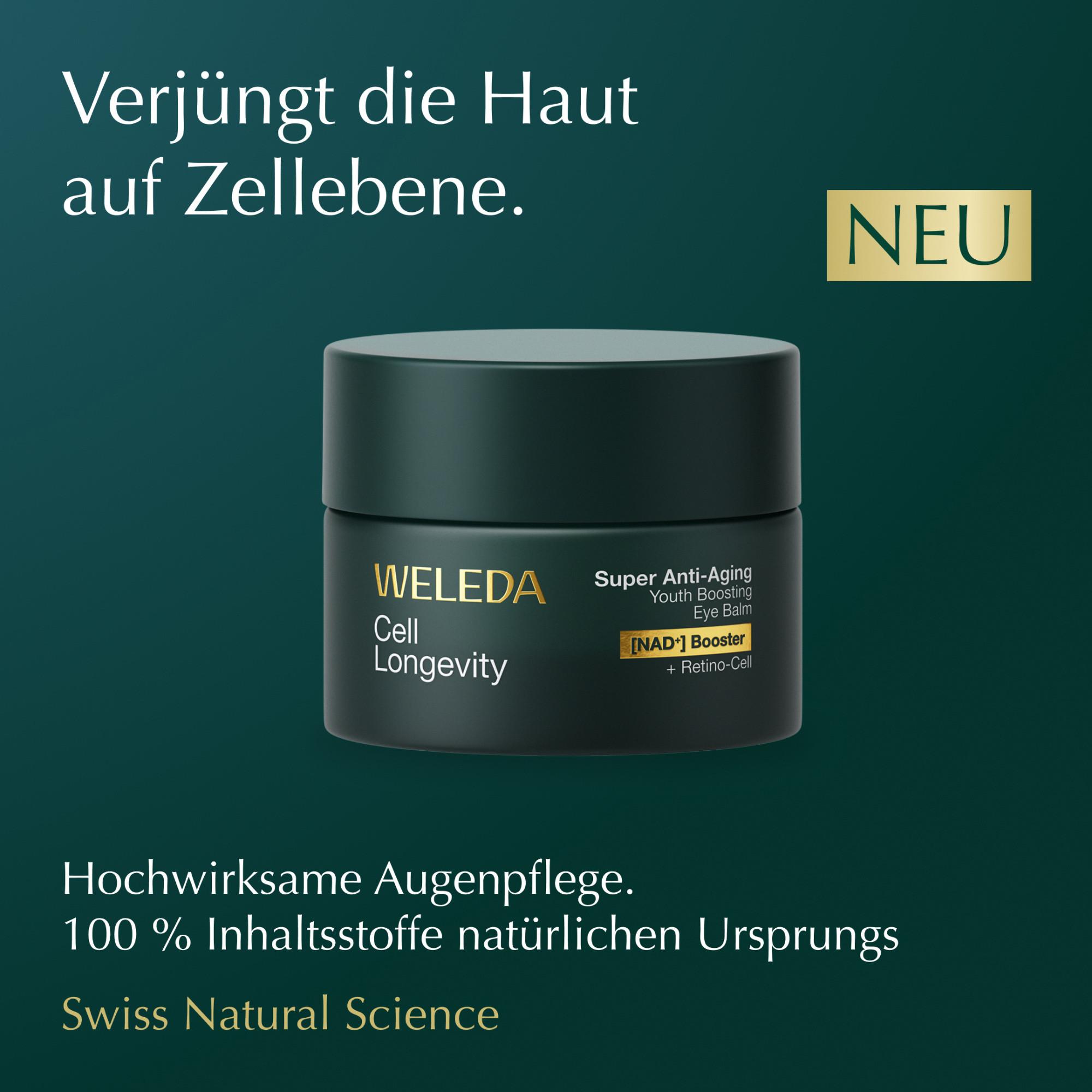 Weleda Cell Longivity  Super Anti-Aging Baume Yeux Booster de Jeunesse  