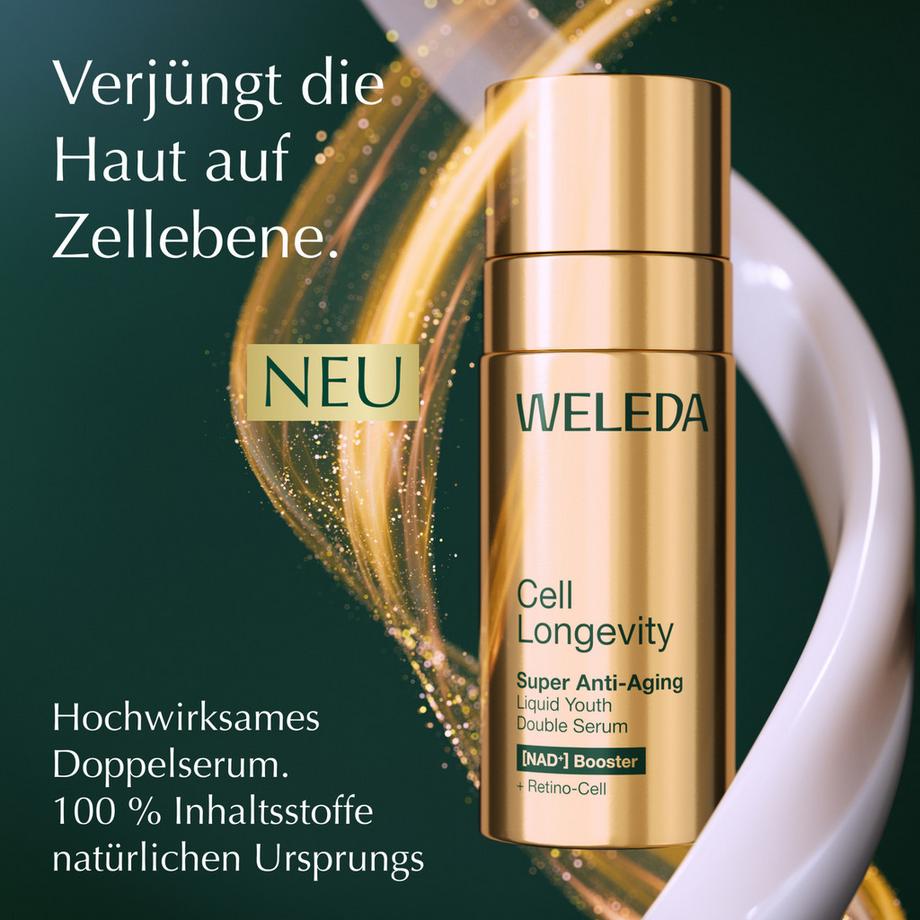 Weleda Cell Longevity  Super Anti-Aging Liquid Youth Double Serum  