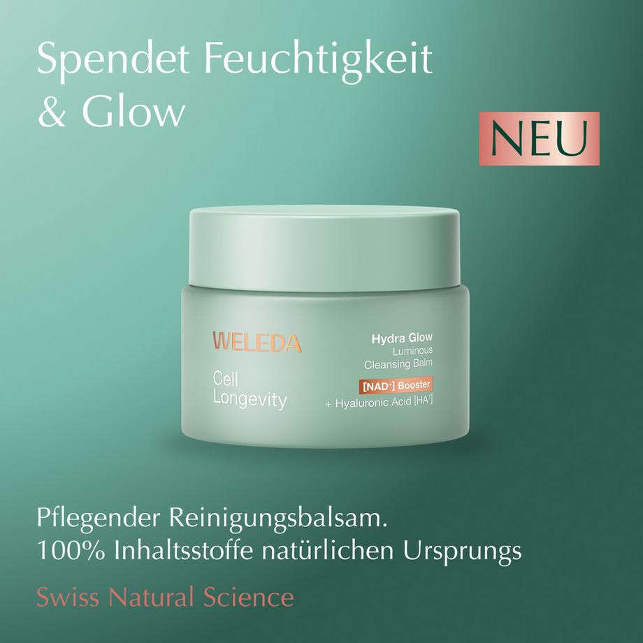 Weleda Cell Longevity   Hydra Glow Baume Nettoyant Éclat 
