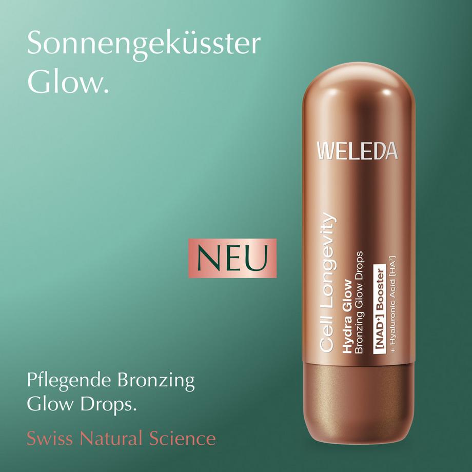 Weleda Cell Longevity  Hydra Glow Bronzing Glow Drops  
