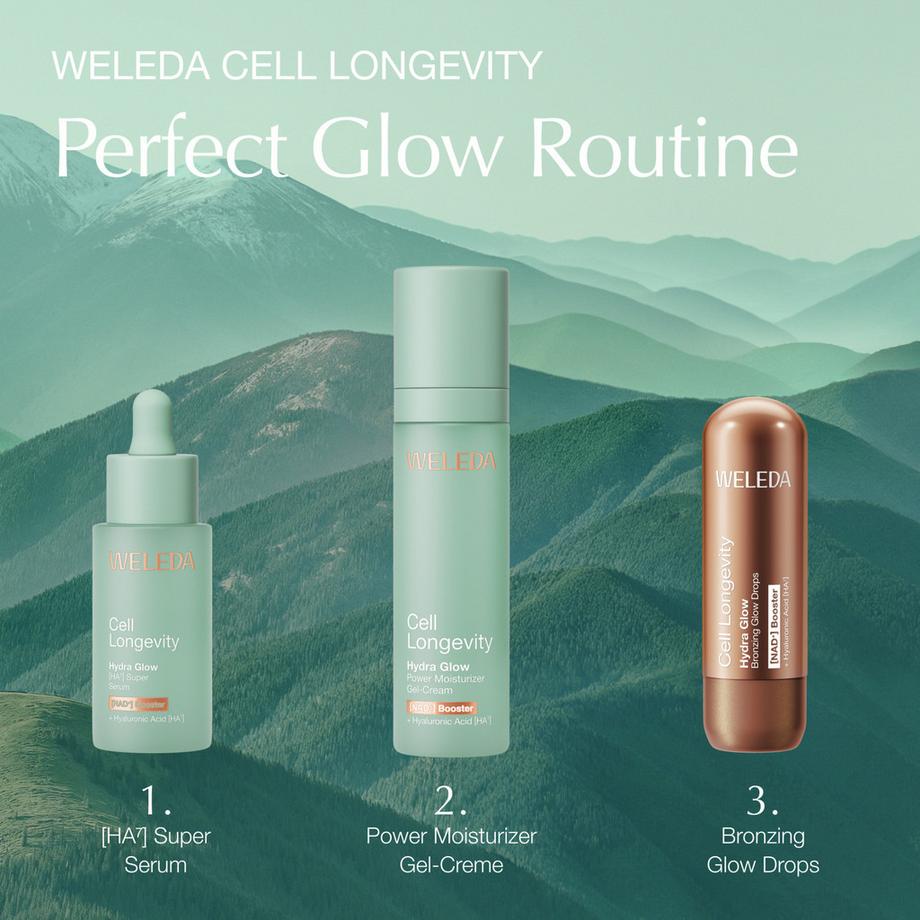 Weleda Cell Longevity  Hydra Glow Bronzing Glow Drops  